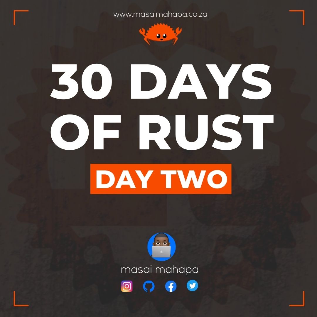 30 days of rust - day two