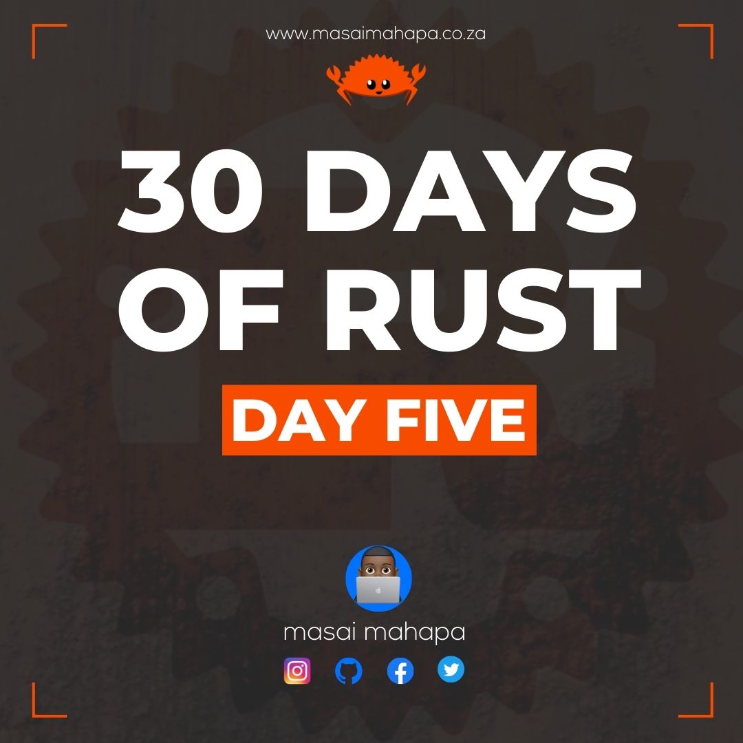 30 days of rust - day three